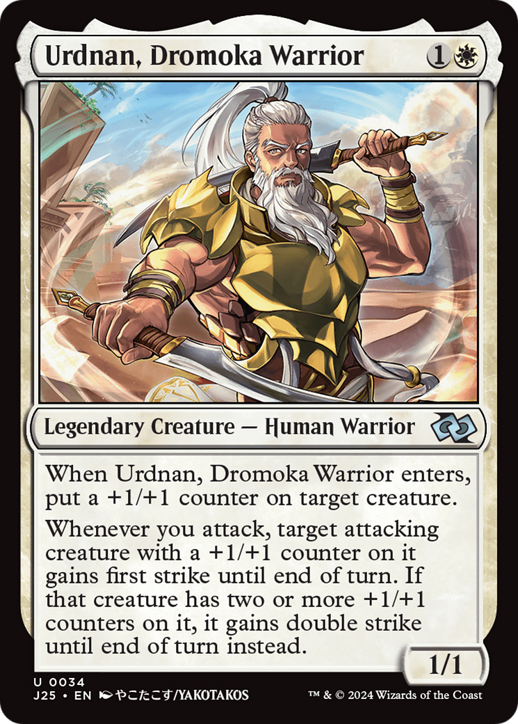 Urdnan, Dromoka Warrior (Anime) [Foundations Jumpstart] | Mindsight Gaming