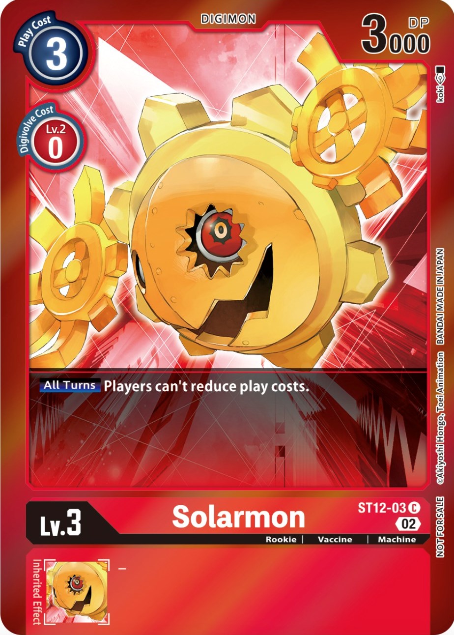 Solarmon [ST12-03] (Event Pack 4) [Starter Deck: Jesmon Promos] | Mindsight Gaming