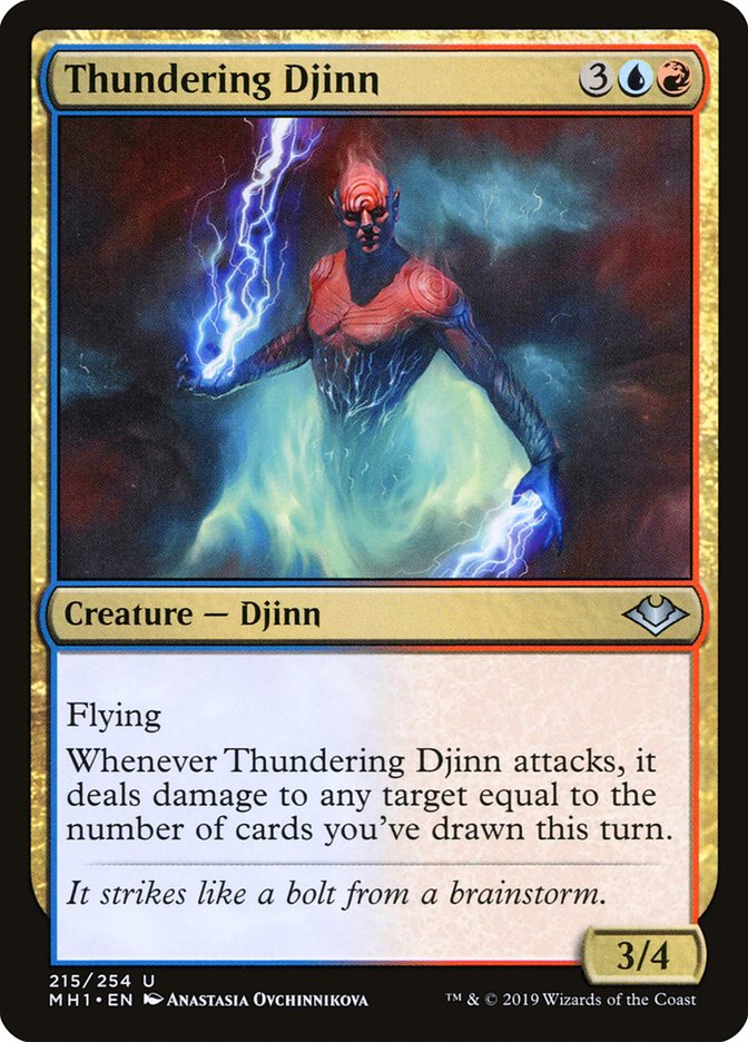 Thundering Djinn [Modern Horizons] | Mindsight Gaming