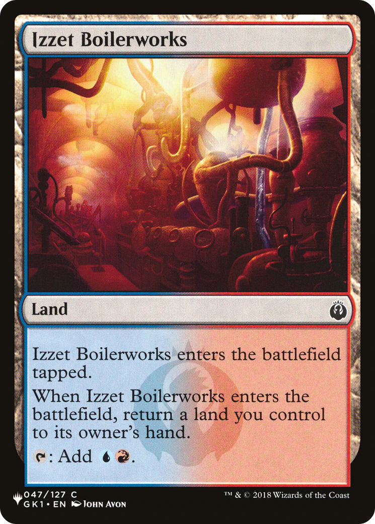 Izzet Boilerworks (GK1) [The List Reprints] | Mindsight Gaming