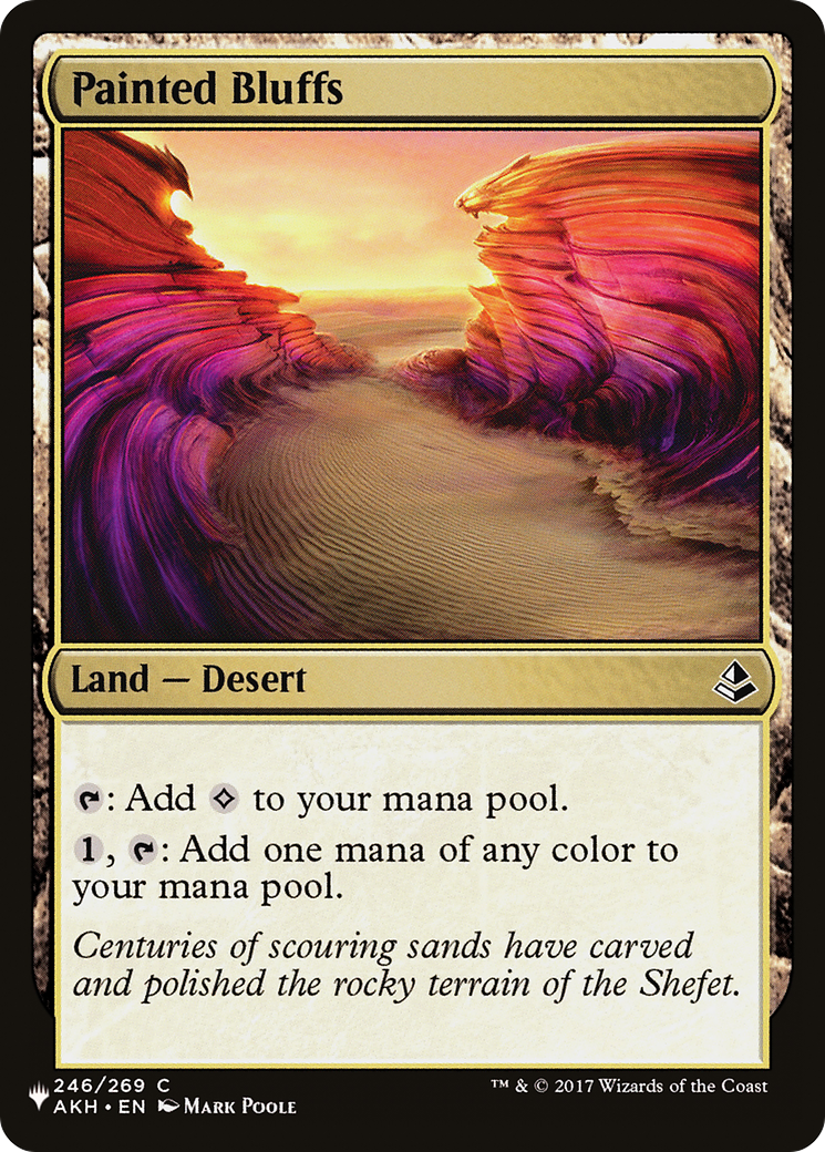 Painted Bluffs [The List Reprints] | Mindsight Gaming