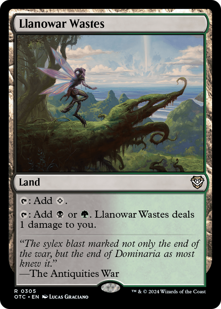 Llanowar Wastes [Outlaws of Thunder Junction Commander] | Mindsight Gaming