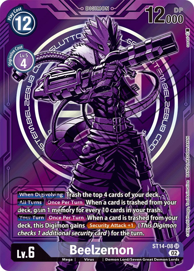 Beelzemon [ST14-08] (Alternate Art) [Starter Deck: Beelzemon Advanced Deck Set] | Mindsight Gaming