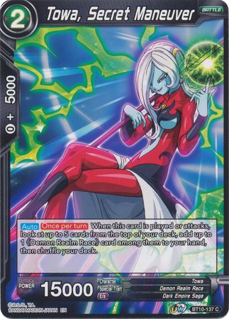 Towa, Secret Maneuver (BT10-137) [Rise of the Unison Warrior 2nd Edition] | Mindsight Gaming