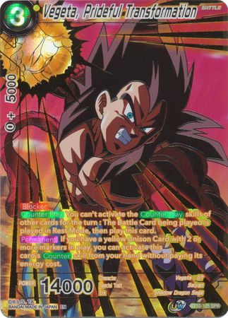 Vegeta, Prideful Transformation (SPR) (BT10-105) [Rise of the Unison Warrior 2nd Edition] | Mindsight Gaming