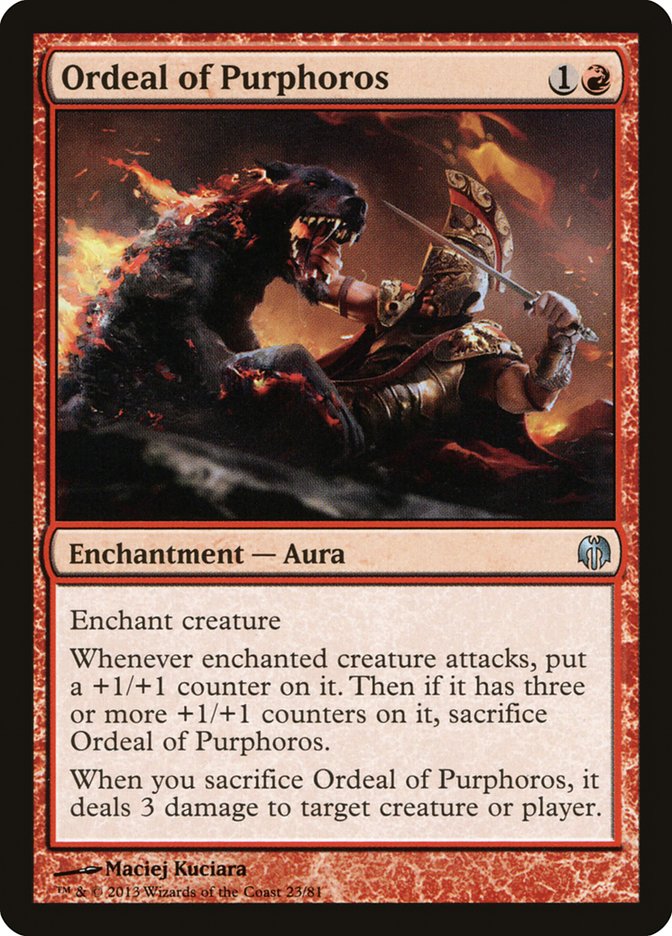 Ordeal of Purphoros [Duel Decks: Heroes vs. Monsters] | Mindsight Gaming