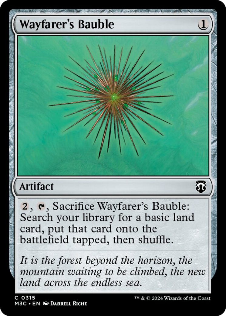 Wayfarer's Bauble (Ripple Foil) [Modern Horizons 3 Commander] | Mindsight Gaming