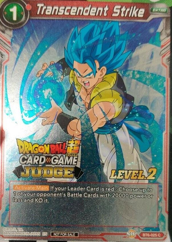 Transcendent Strike (Level 2) (BT6-025) [Judge Promotion Cards] | Mindsight Gaming