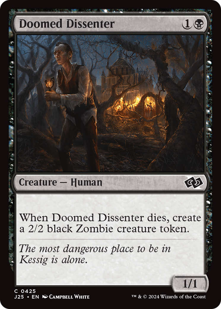 Doomed Dissenter [Foundations Jumpstart] | Mindsight Gaming