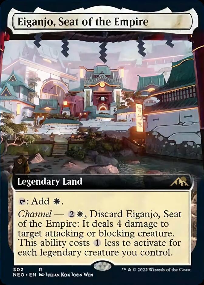 Eiganjo, Seat of the Empire (Extended Art) [Kamigawa: Neon Dynasty] | Mindsight Gaming