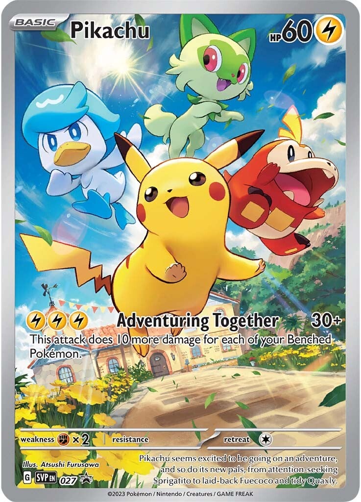 Pikachu (027) [Scarlet & Violet: Black Star Promos] | Mindsight Gaming