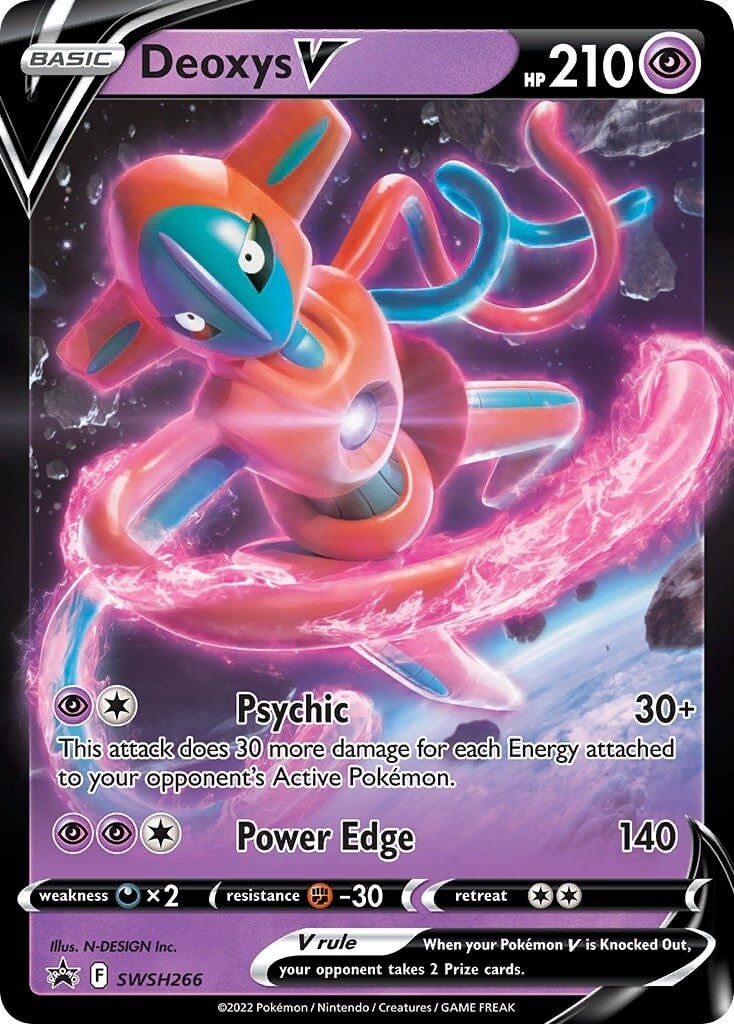 Deoxys V (SWSH266) [Sword & Shield: Black Star Promos] | Mindsight Gaming