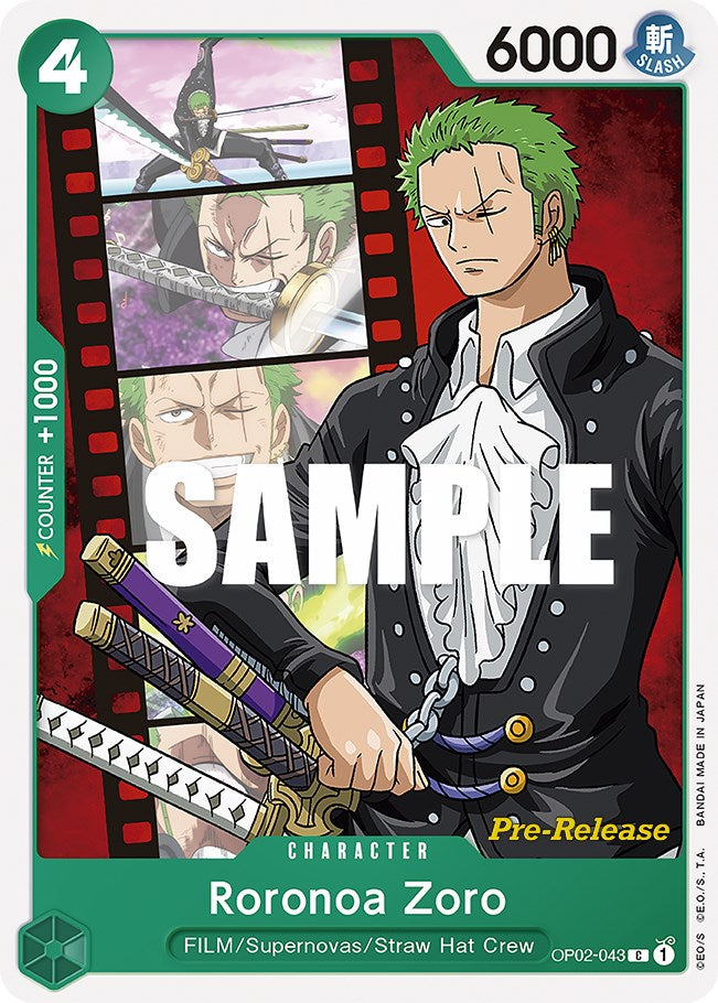 Roronoa Zoro [Paramount War Pre-Release Cards] | Mindsight Gaming