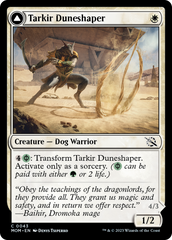 Tarkir Duneshaper // Burnished Dunestomper [March of the Machine] | Mindsight Gaming