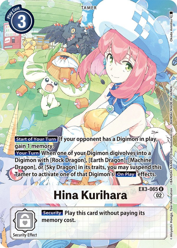 Hina Kurihara [EX3-065] (Alternate Art) [Draconic Roar] | Mindsight Gaming