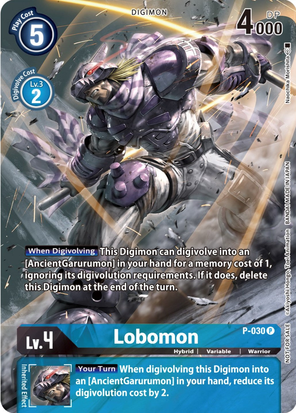 Lobomon [P-030] (2nd Anniversary Frontier Card) [Promotional Cards] | Mindsight Gaming