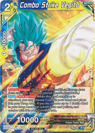 Combo Strike Vegito (Shop Tournament: Assault of Saiyans) (P-133) [Promotion Cards] | Mindsight Gaming