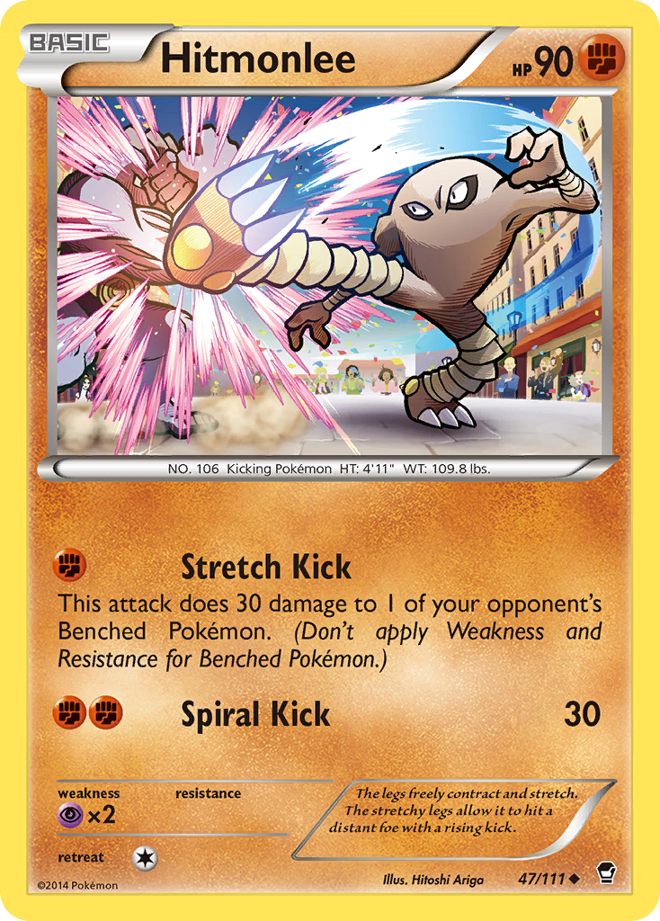 Hitmonlee (47/111) [XY: Furious Fists] | Mindsight Gaming