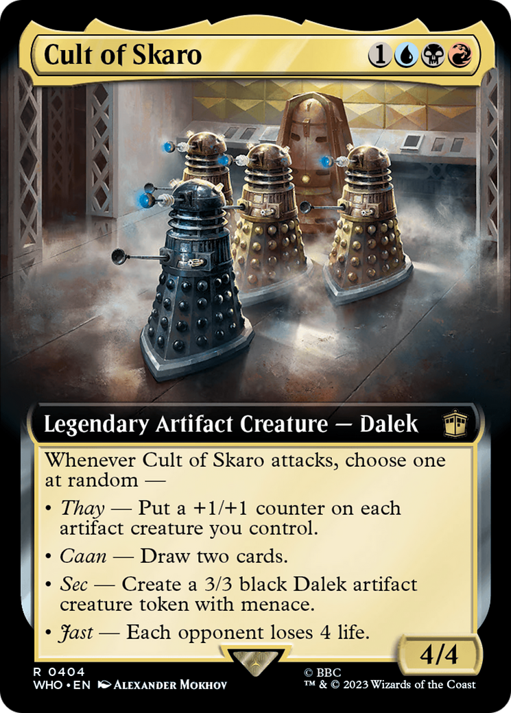 Cult of Skaro (Extended Art) [Doctor Who] | Mindsight Gaming