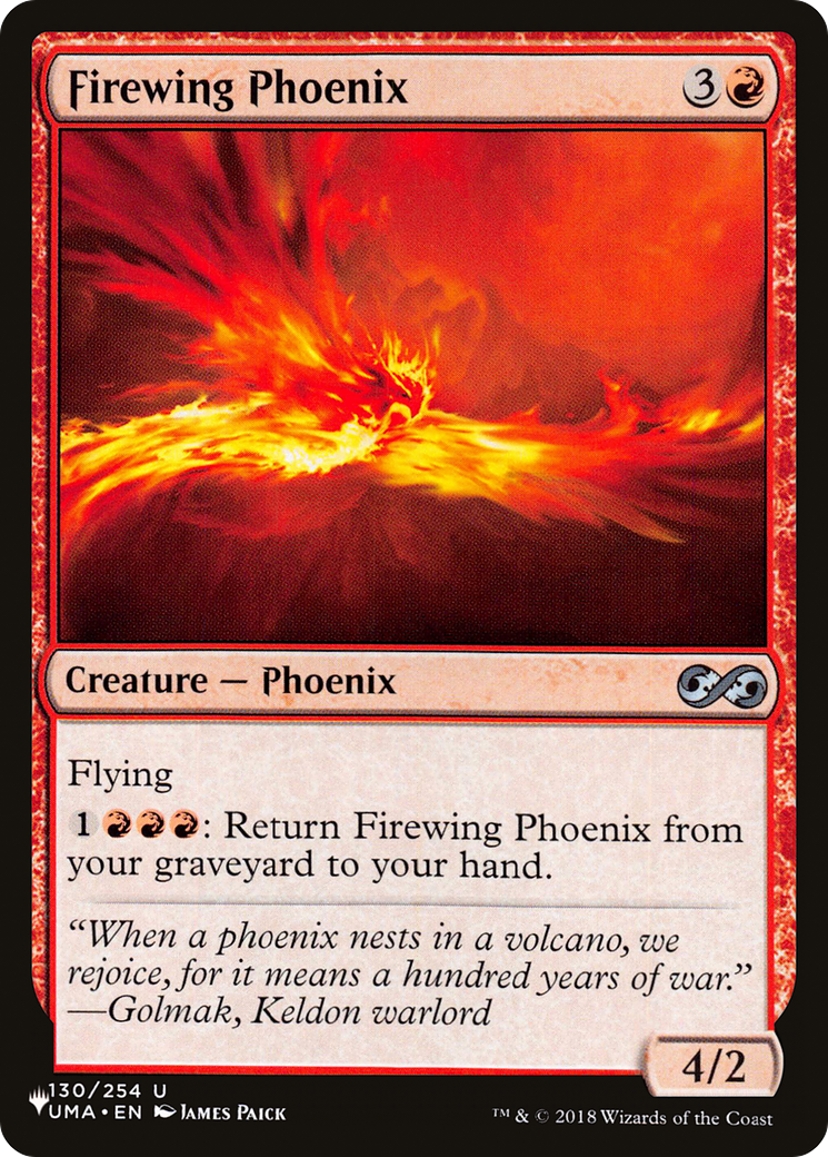 Firewing Phoenix [The List Reprints] | Mindsight Gaming