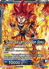 Super Saiyan God Son Goku // SSGSS Son Goku, Soul Striker Reborn (Gold Stamped) (P-211) [Promotion Cards] | Mindsight Gaming