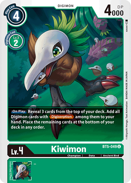 Kiwimon [BT5-049] [Battle of Omni] | Mindsight Gaming