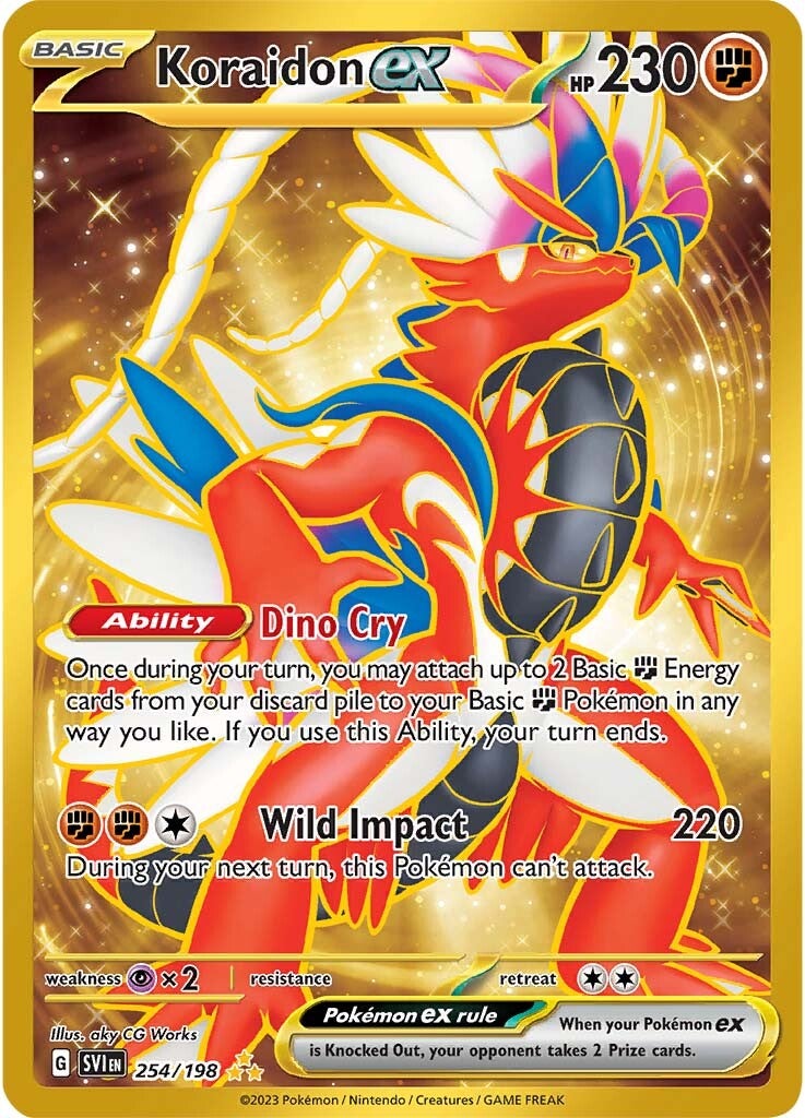 Koraidon ex (254/198) [Scarlet & Violet: Base Set] | Mindsight Gaming