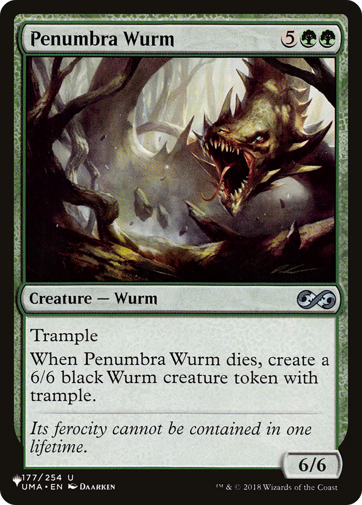 Penumbra Wurm [The List Reprints] | Mindsight Gaming