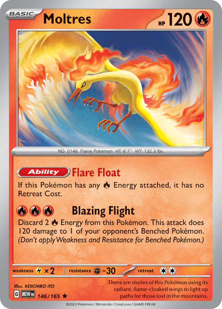 Moltres (146/165) [Scarlet & Violet: 151] | Mindsight Gaming