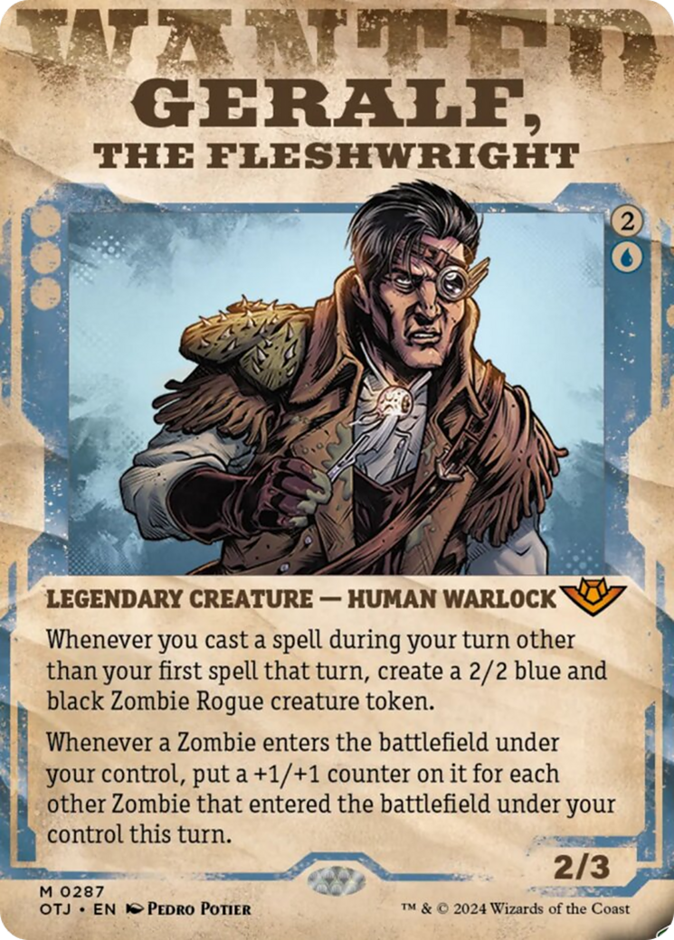 Geralf, the Fleshwright (Showcase) [Outlaws of Thunder Junction] | Mindsight Gaming