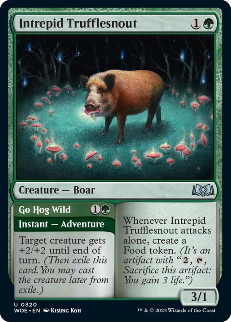 Intrepid Trufflesnout // Go Hog Wild [Wilds of Eldraine] | Mindsight Gaming