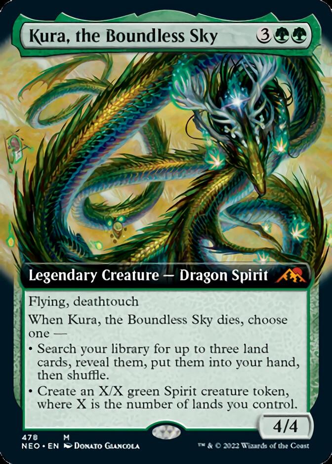 Kura, the Boundless Sky (Extended Art) [Kamigawa: Neon Dynasty] | Mindsight Gaming