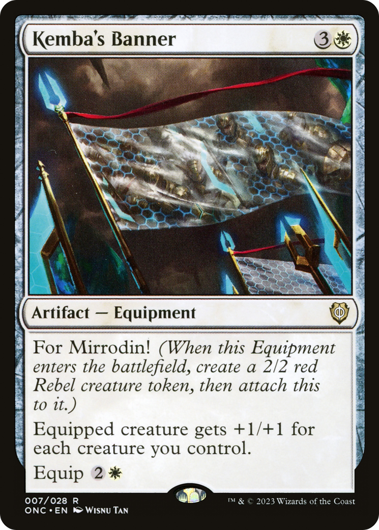 Kemba's Banner [Phyrexia: All Will Be One Commander] | Mindsight Gaming