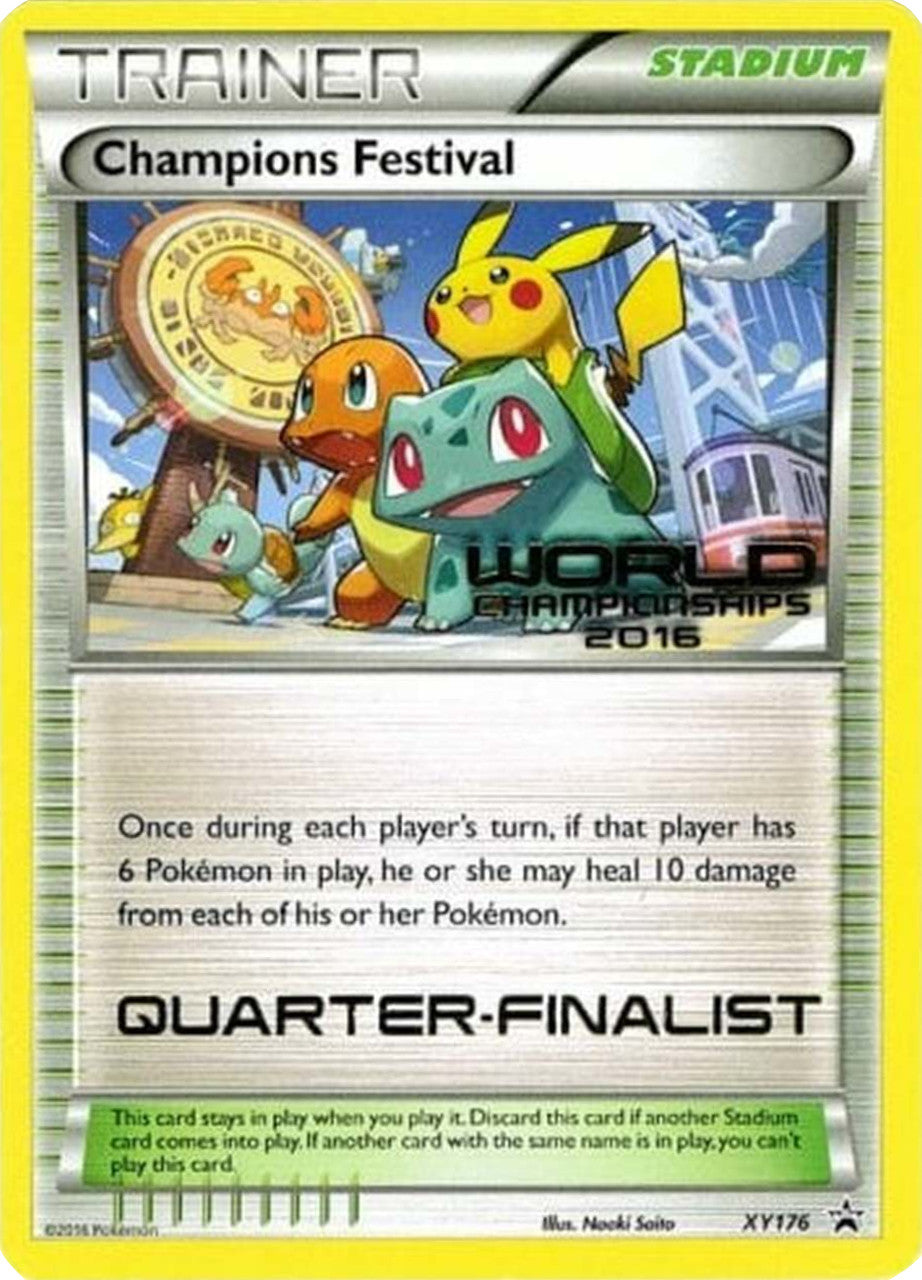 Champions Festival (XY176) (2016 Quarter Finalist) [XY: Black Star Promos] | Mindsight Gaming