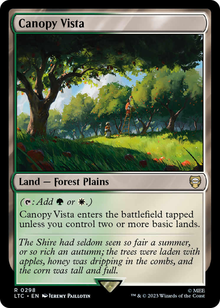 Canopy Vista [The Lord of the Rings: Tales of Middle-Earth Commander] | Mindsight Gaming