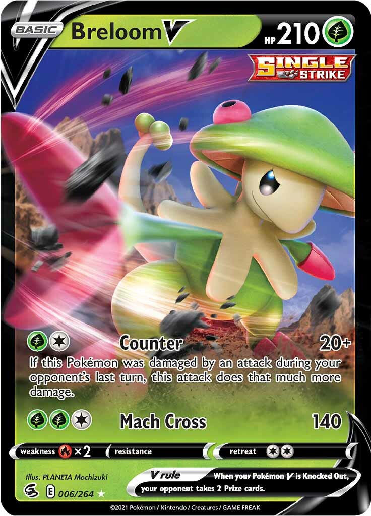 Breloom V (006/264) [Sword & Shield: Fusion Strike] | Mindsight Gaming