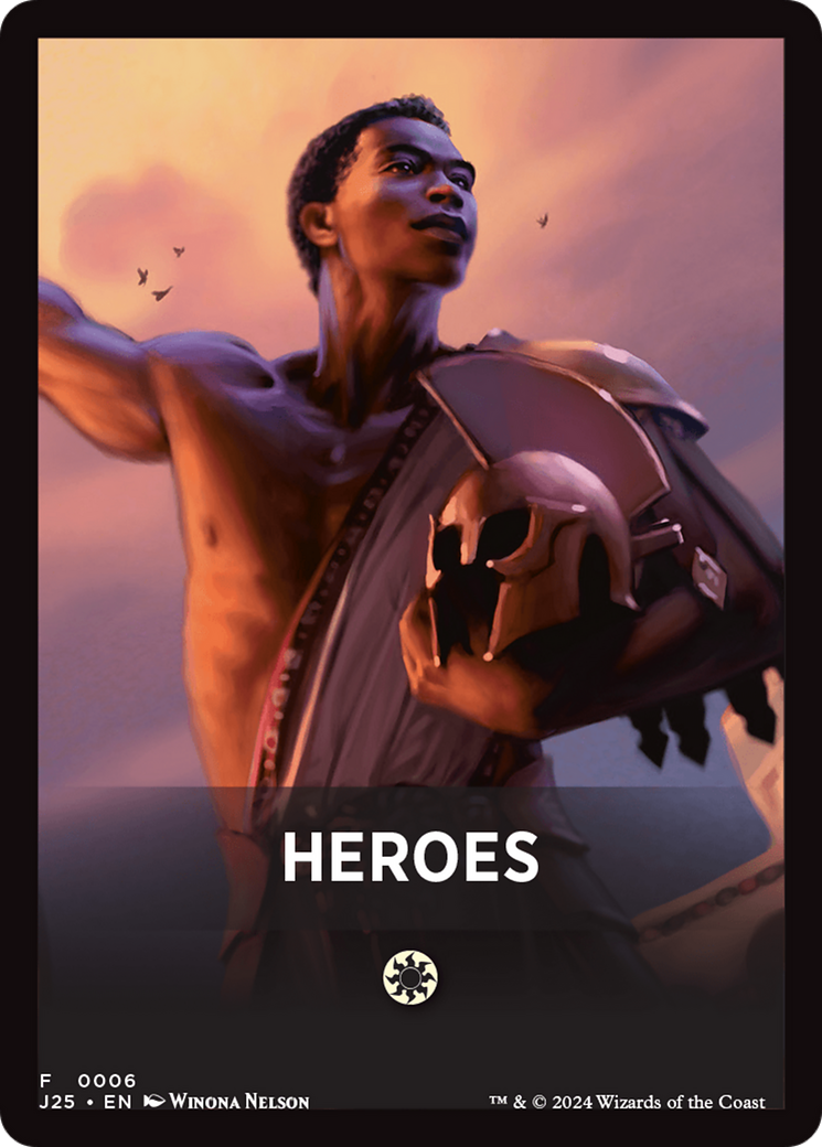 Heroes Theme Card [Foundations Jumpstart Front Cards] | Mindsight Gaming