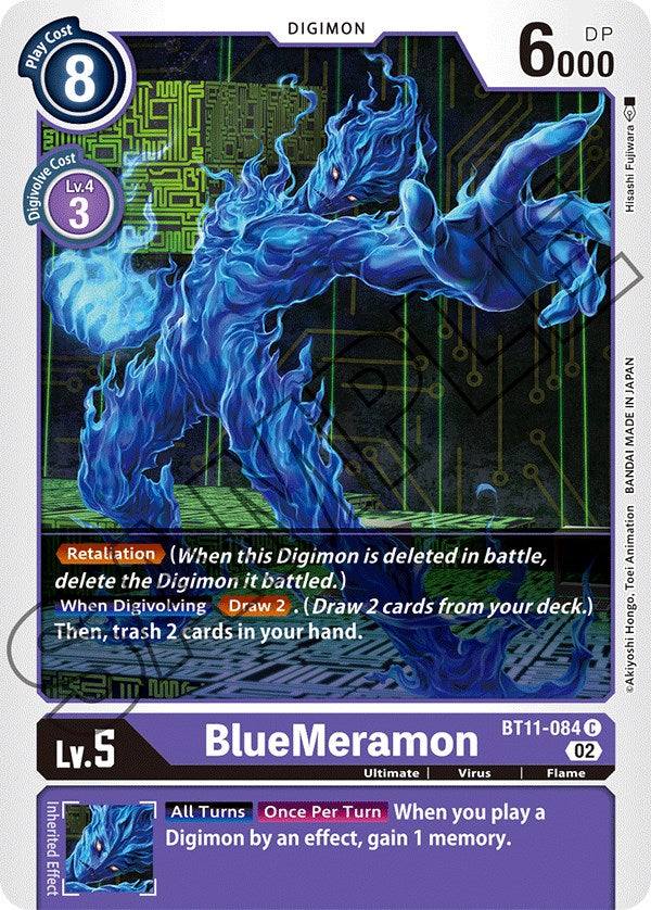 BlueMeramon [BT11-084] [Dimensional Phase] | Mindsight Gaming