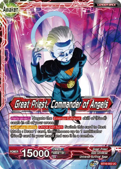 Great Priest // Great Priest, Commander of Angels (BT16-002) [Realm of the Gods] | Mindsight Gaming