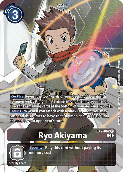 Ryo Akiyama [EX2-062] (Alternate Art) [Digital Hazard] | Mindsight Gaming