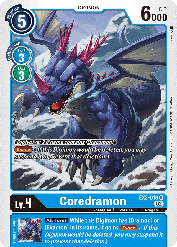 Coredramon [EX3-018] [Draconic Roar] | Mindsight Gaming