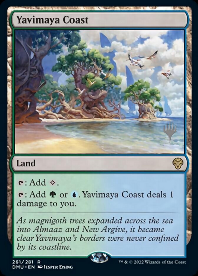 Yavimaya Coast (Promo Pack) [Dominaria United Promos] | Mindsight Gaming