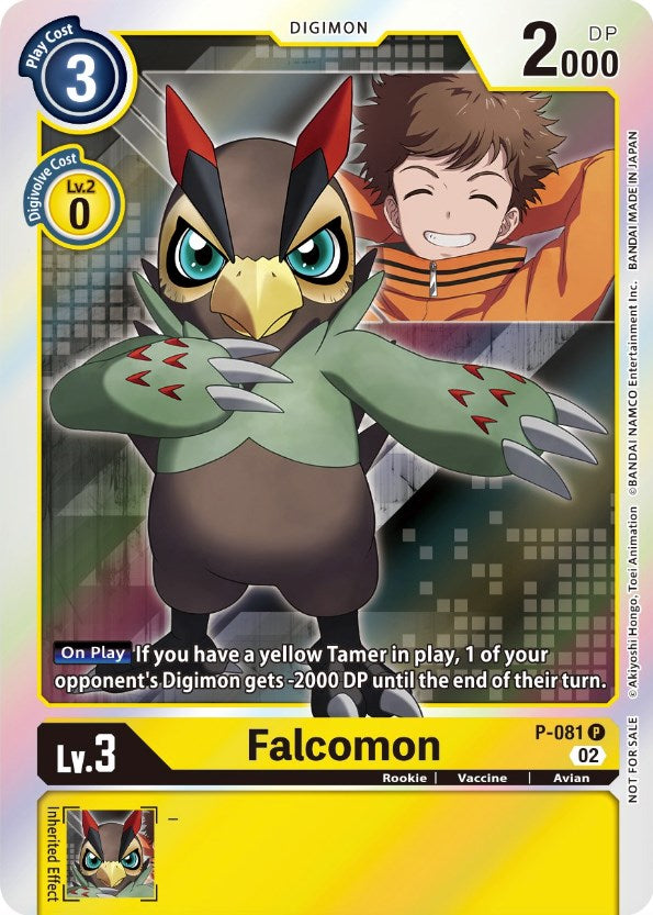 Falcomon [P-081] (Digimon Survive Anime Expo 2022) [Promotional Cards] | Mindsight Gaming