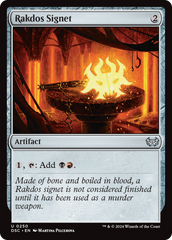 Rakdos Signet [Duskmourn: House of Horror Commander] | Mindsight Gaming