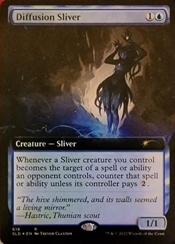 Diffusion Sliver (Extended Art) [Secret Lair Drop Promos] | Mindsight Gaming