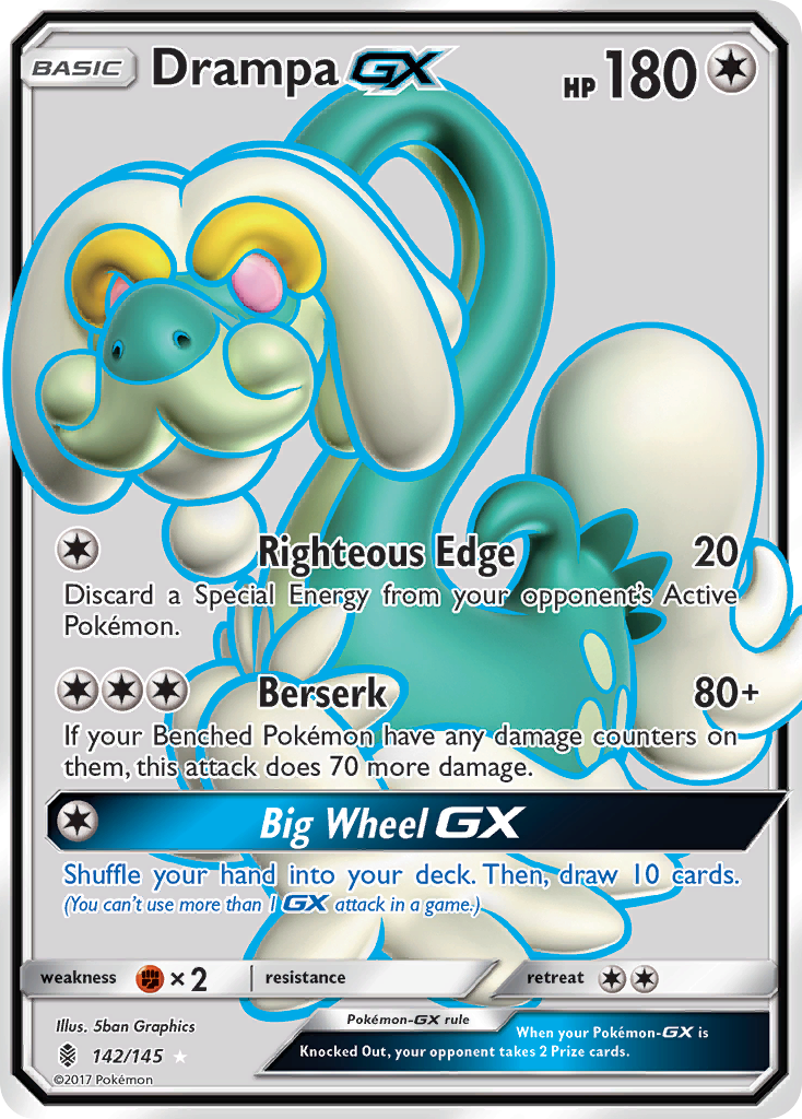 Drampa GX (142/145) [Sun & Moon: Guardians Rising] | Mindsight Gaming