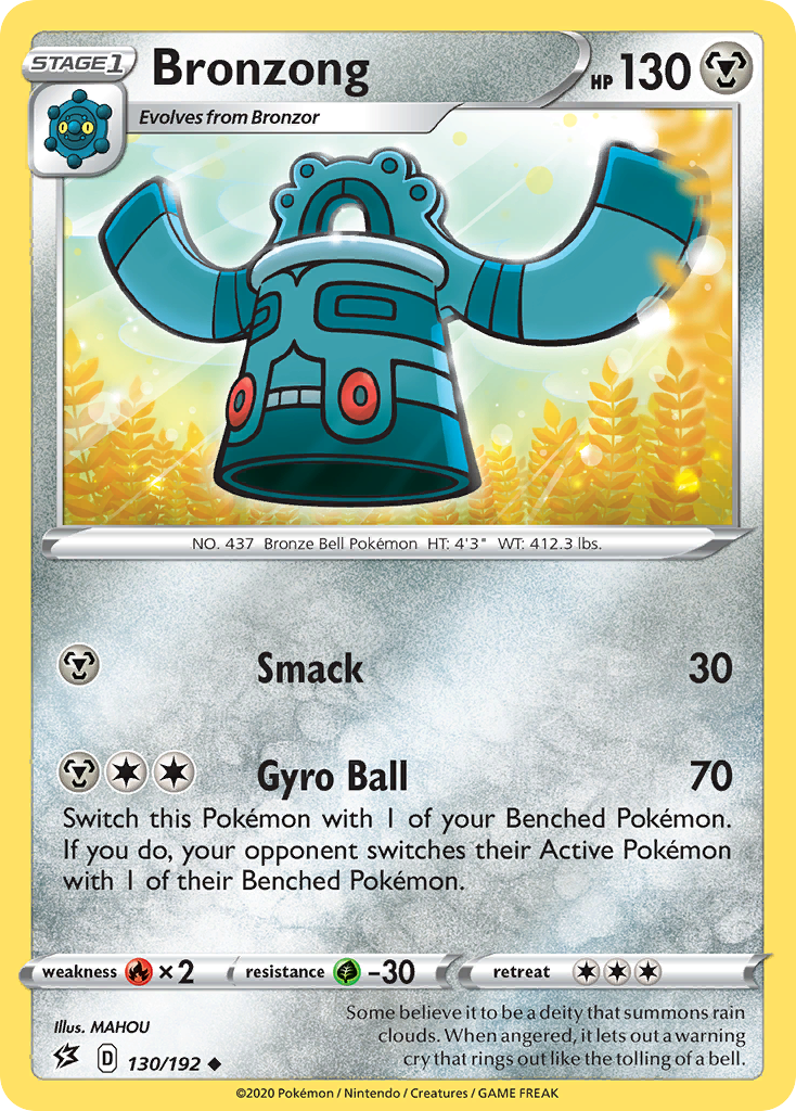 Bronzong (130/192) [Sword & Shield: Rebel Clash] | Mindsight Gaming