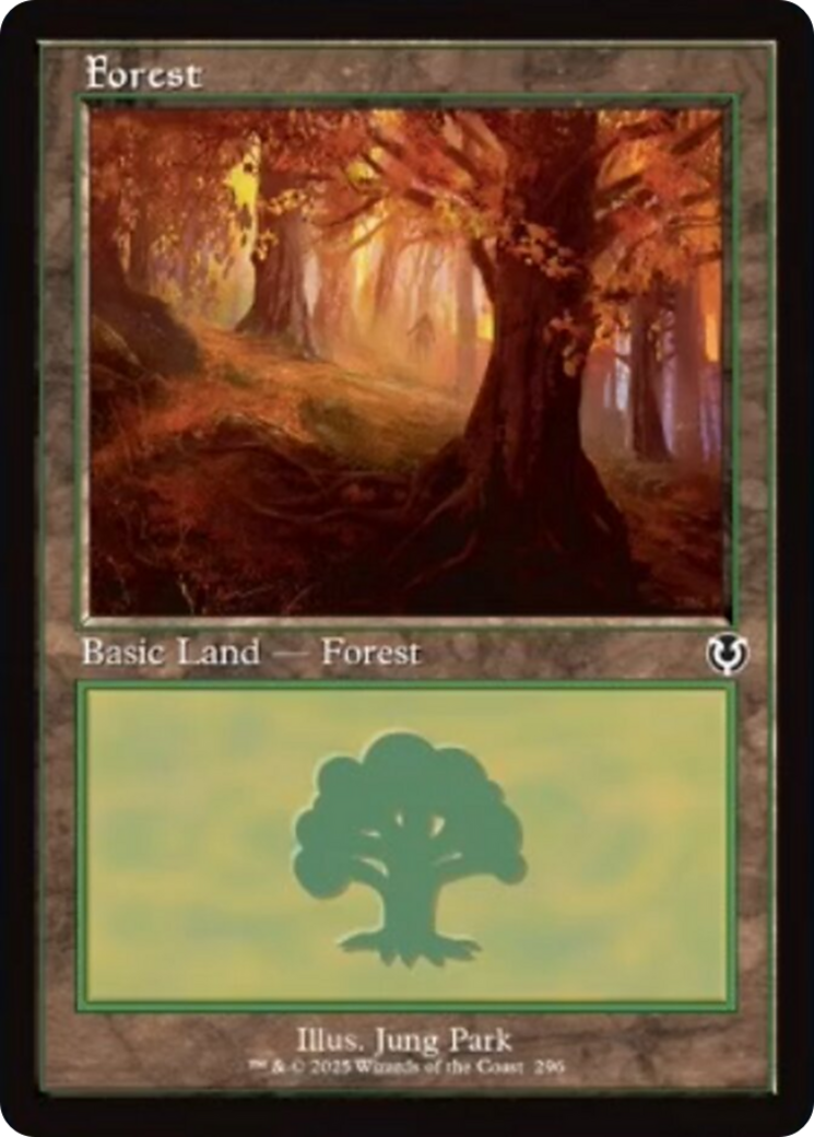 Forest (296) (Retro Frame) [Innistrad Remastered] | Mindsight Gaming