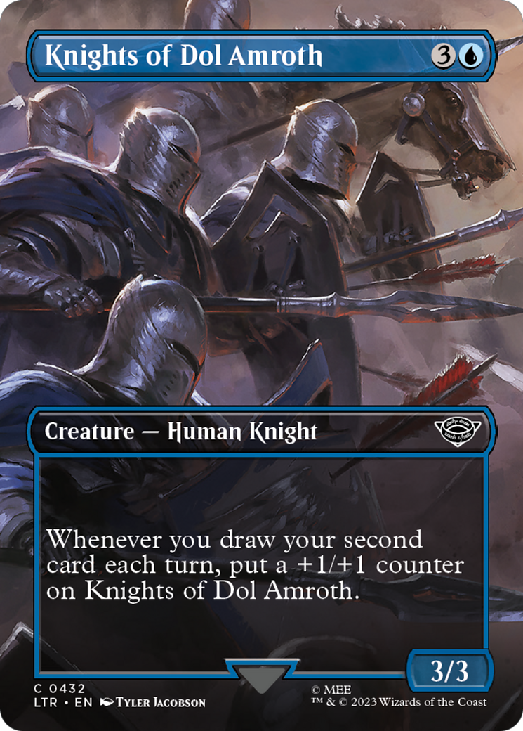 Knights of Dol Amroth (Borderless Alternate Art) [The Lord of the Rings: Tales of Middle-Earth] | Mindsight Gaming