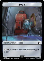 Robot // Food (0014) Double-Sided Token [Fallout Tokens] | Mindsight Gaming